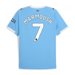 Manchester City Omar Marmoush #7 Domácí Dres 2025-26 Krátký Rukáv